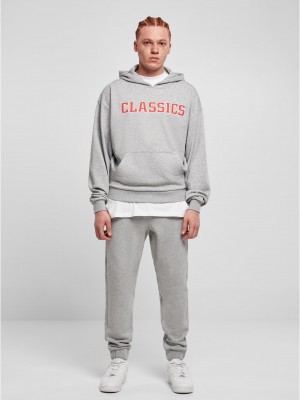 Мъжки суичър с качулка в сив цвят Urban Classics