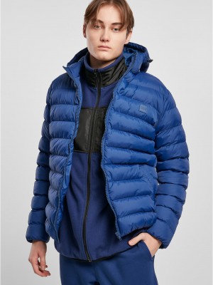 Мъжко зимно яке в син цвят Urban Classics Basic Jacket
