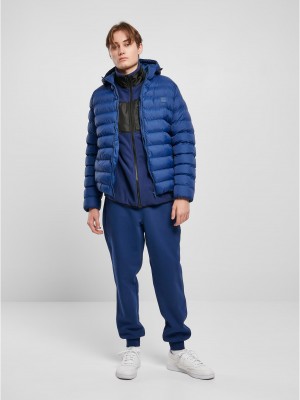 Мъжко зимно яке в син цвят Urban Classics Basic Jacket