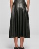 Дамска кожена пола в черен цвят Urban Classics Leather Midi Skirt, Urban Classics, Поли - Complex.bg