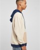 Мъжки суичър с качулка в цветен десен Urban Classics Color Hoody softseagrass/unionbeige, Urban Classics, Суичъри - Complex.bg