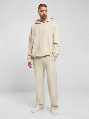 Мъжки суичър с качулка в цвят екрю Urban Classics Terry Hoody