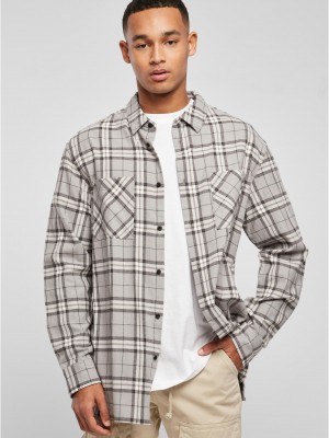 Мъжка карирана риза Urban Classics Long Shirt