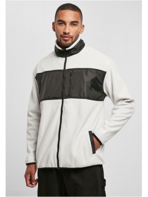 Мъжко поларено яке в бял цвят Urban CLassics Fleece Jacket