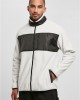 Мъжко поларено яке в бял цвят Urban CLassics Fleece Jacket, Urban Classics, Якета Пролет / Есен - Complex.bg