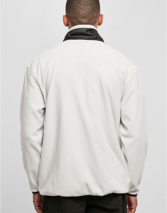 Мъжко поларено яке в бял цвят Urban CLassics Fleece Jacket, Urban Classics, Якета Пролет / Есен - Complex.bg