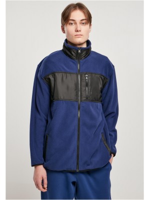 Мъжко поларено яке в син цвят Urban CLassics Fleece Jacket