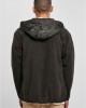 Мъжко поларено яке с качулка в черен цвят Urban Classics Fleece Jacket, Urban Classics, Якета Пролет / Есен - Complex.bg