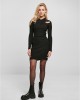 Дамска плетена рокля в черен цвят Urban Classics Crossed Rib Knit Dress, Urban Classics, Рокли - Complex.bg