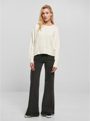 Широка дамска блуза в бял цвят Urban Classics Basic  Широка дамска блуза в бял цвят Urban Classics Basic