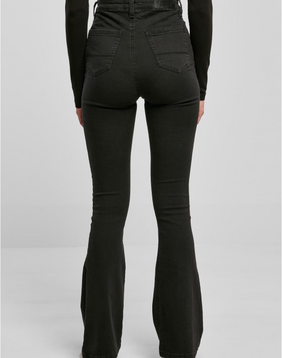 Дамски дънки в черен цвят Urban Classics Ladies Denim Pants, Urban Classics, Дънки - Complex.bg