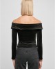 Дамска къса блуза с паднали ръкави в черен цвят Urban Classics, Urban Classics, Топове - Complex.bg