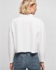 Дамска къса блуза с яка в бял цвят Urban Classics Ladies, Urban Classics, Блузи - Complex.bg
