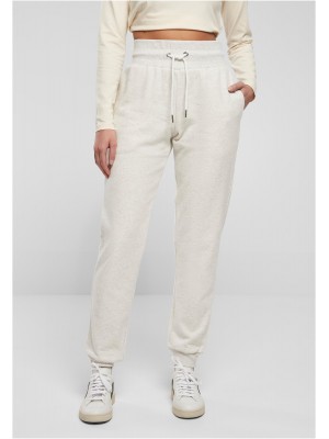 Дамско долнище в бял цвят Urban Classics Ladies High Waist Pants