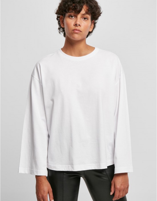 Дамска широка блуза в бял цвят Urban Classics Wide, Urban Classics, Блузи - Complex.bg