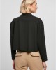 Дамска къса блуза с яка в черен цвят Urban Classics Ladies, Urban Classics, Блузи - Complex.bg
