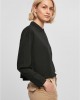 Дамска къса блуза с яка в черен цвят Urban Classics Ladies, Urban Classics, Блузи - Complex.bg