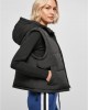 Дамска грейка с качулка в черен цвят Urban Classics Puffer Vest, Urban Classics, Якета - Complex.bg