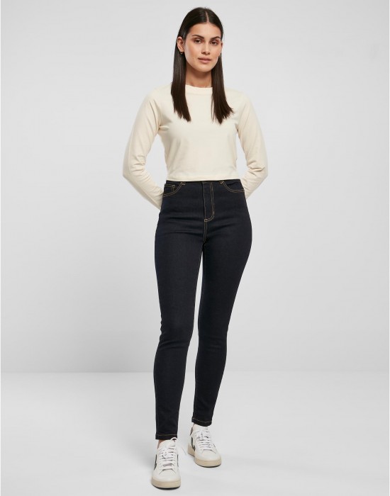 Дамски дънки в тъмносин цвят Urban Classics High Waist Skinny Jeans, Urban Classics, Дънки - Complex.bg