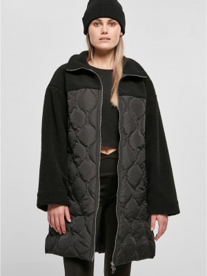 Дамско зимно палто в черен цвят Urban Classics Coat Дамско зимно палто в черен цвят Urban Classics Coat