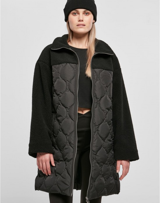 Купи Дамско зимно палто в черен цвят Urban Classics Coat, Urban Classics, Якета онлайн - Complex.bg Дамско зимно палто в черен цвят Urban Classics Coat, Urban Classics, Якета - Complex.bg