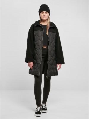 Дамско зимно палто в черен цвят Urban Classics Coat Дамско зимно палто в черен цвят Urban Classics Coat