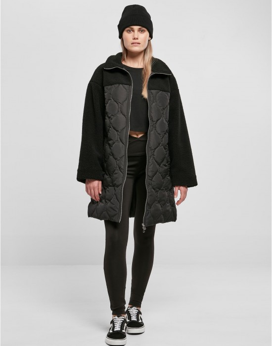 Купи Дамско зимно палто в черен цвят Urban Classics Coat, Urban Classics, Якета онлайн - Complex.bg Дамско зимно палто в черен цвят Urban Classics Coat, Urban Classics, Якета - Complex.bg