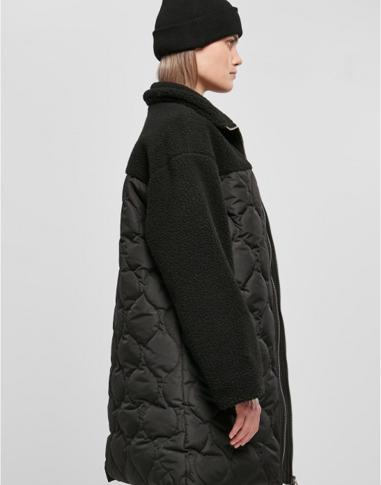 Купи Дамско зимно палто в черен цвят Urban Classics Coat, Urban Classics, Якета онлайн - Complex.bg Дамско зимно палто в черен цвят Urban Classics Coat, Urban Classics, Якета - Complex.bg