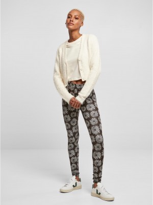 Дамска къса пухкава жилетка в бял цвят Urban Classics