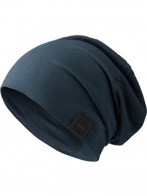 Зимна тъмносиня шапка бийни MSTRDS Beanie 