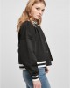 Дамско колежанско яке в черен цвят Urban Classics College Jacket, Urban Classics, Якета - Complex.bg