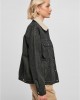 Дамско дънково яке с пухкава яка в черно Ladies Denim Jacket, Urban Classics, Якета - Complex.bg