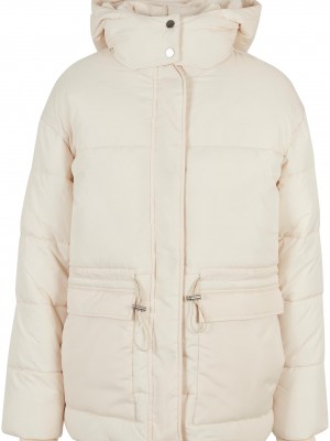 Дамско зимно яке в цвят екрю Urban Classics Ladies Jacket Дамско зимно яке в цвят екрю Urban Classics Ladies Jacket