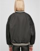 Дамско колежанско яке в черен цвят Urban Classics Ladies College Jacket, Urban Classics, Якета - Complex.bg