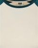 Дамска къса блуза с дълъг ръкав в бял и тюркоазен цвят Urban Classics whitesand/jasper, Urban Classics, Блузи - Complex.bg