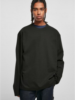 Мъжка блуза в черен цвят Urban Classics black Мъжка блуза в черен цвят Urban Classics black