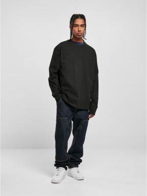 Мъжка блуза в черен цвят Urban Classics black Мъжка блуза в черен цвят Urban Classics black