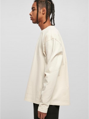 Мъжка блуза в цвят екрю Urban Classics whitesand Мъжка блуза в цвят екрю Urban Classics whitesand