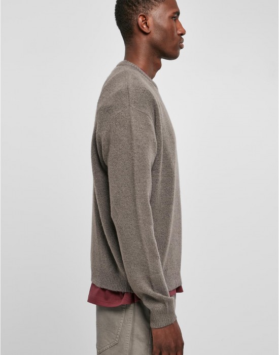 Мъжки плетен пуловер в сив цвят Urban Classics, Urban Classics, Блузи - Complex.bg