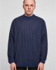 Мъжки плетен пуловер в тъмносин цвят Urban Classics Two Tone Sweater, Urban Classics, Блузи - Complex.bg