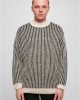 Мъжки плетен пуловер в черно и бяло Urban Classics Two Tone Sweater, Urban Classics, Блузи - Complex.bg