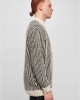 Мъжки плетен пуловер в черно и бяло Urban Classics Two Tone Sweater, Urban Classics, Блузи - Complex.bg