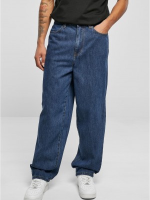 Мъжки широки дънки в тъмносин цвят Urban Classics