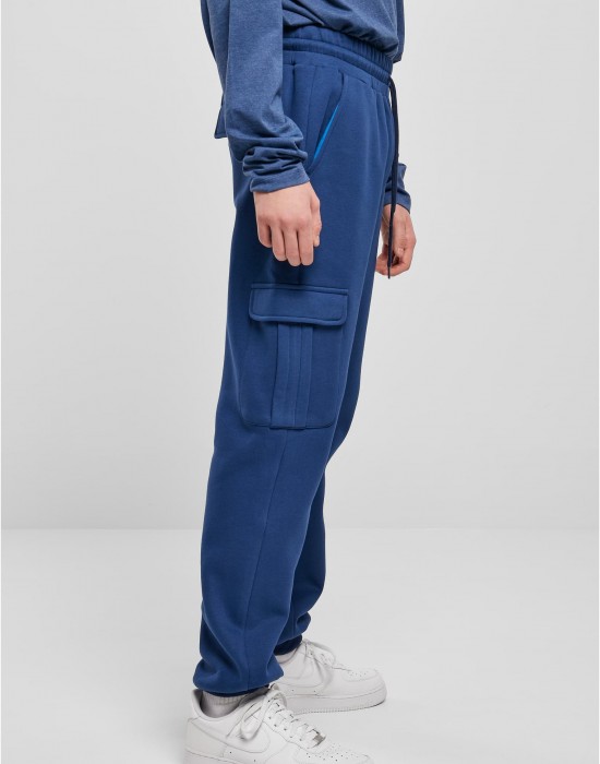 Мъжки спортен карго панталон в син цвят Urban Classics Cargo Sweatpants, Urban Classics, Панталони - Complex.bg