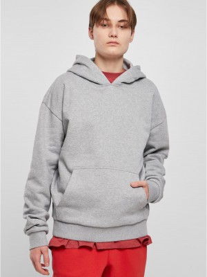 Мъжки суичър с качулка в сив цвят Urban Classics Hoody