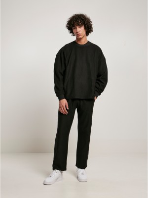 Мъжка широка блуза в черен цвят Urban Classics Terry Boxy Мъжка широка блуза в черен цвят Urban Classics Terry Boxy