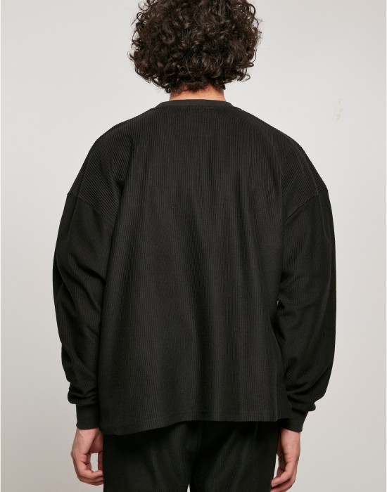 Мъжка широка блуза в черен цвят Urban Classics Terry Boxy, Urban Classics, Блузи - Complex.bg