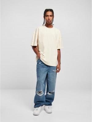 Мъжка тениска в цвят екрю Urban Classics Tee