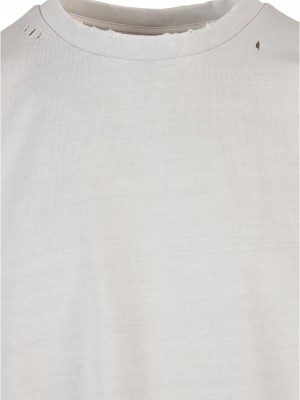 Мъжка широка блуза в светлосив цвят Urban Classics Distressed Мъжка широка блуза в светлосив цвят Urban Classics Distressed