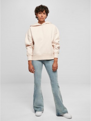 Дамски суичър с качулка в цвят пудра Urban Classics Terry Hoody